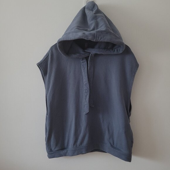 Free People "Movement" 100% Cotton Sleeveless Hoodie/Sweater-Medium - Picture 1 of 7